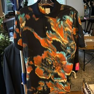 Paul Smith disrupted rose cotton polo size M men’s